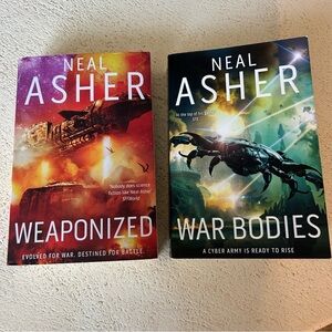 Neal Asher Sci-Fi Book Set - Weaponized and War Bodies